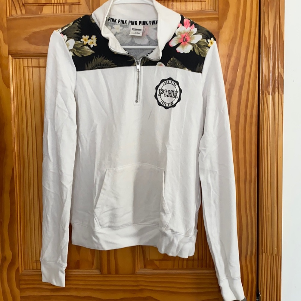 Quarter Zip Floral Jacket